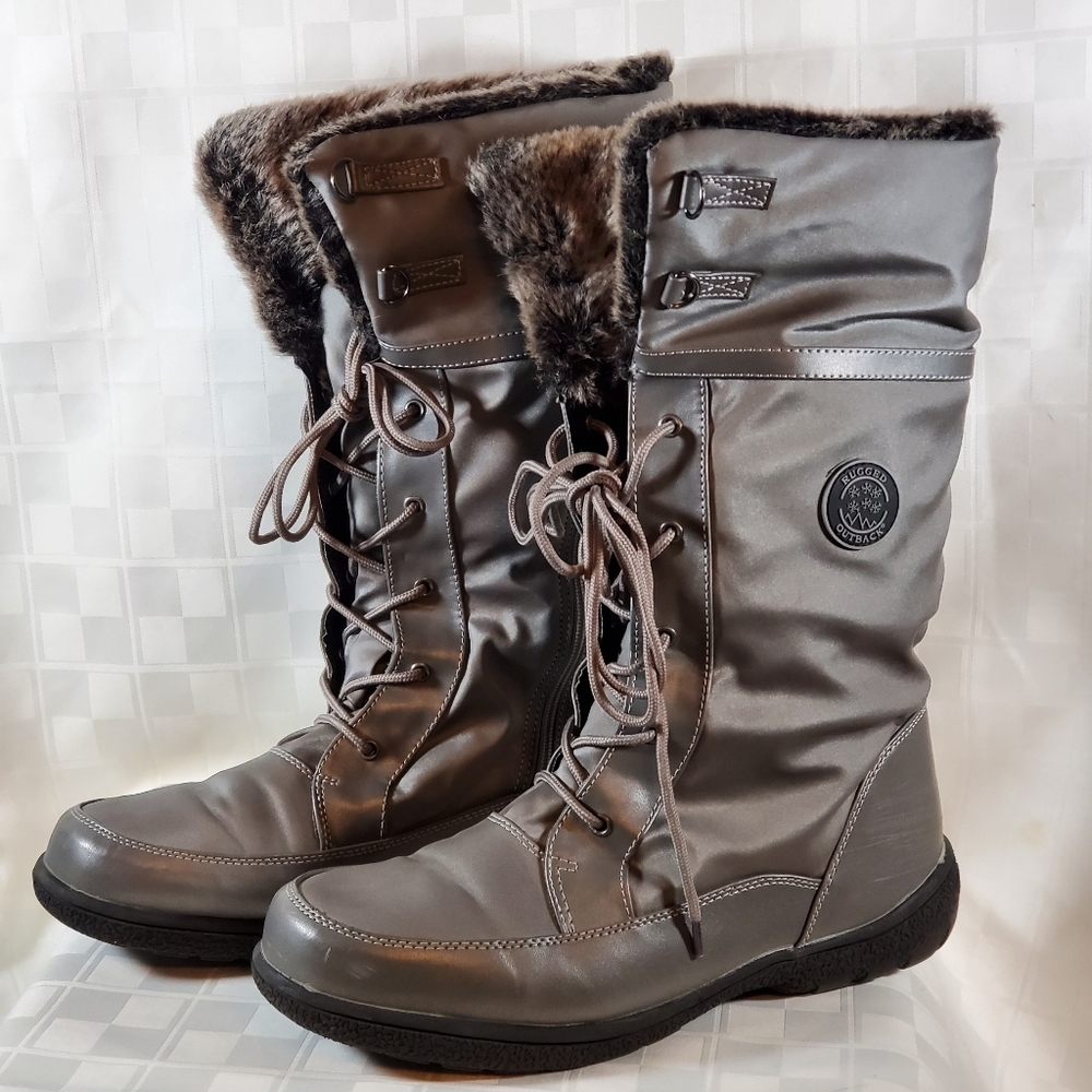 Rugged Outback Tall Boots